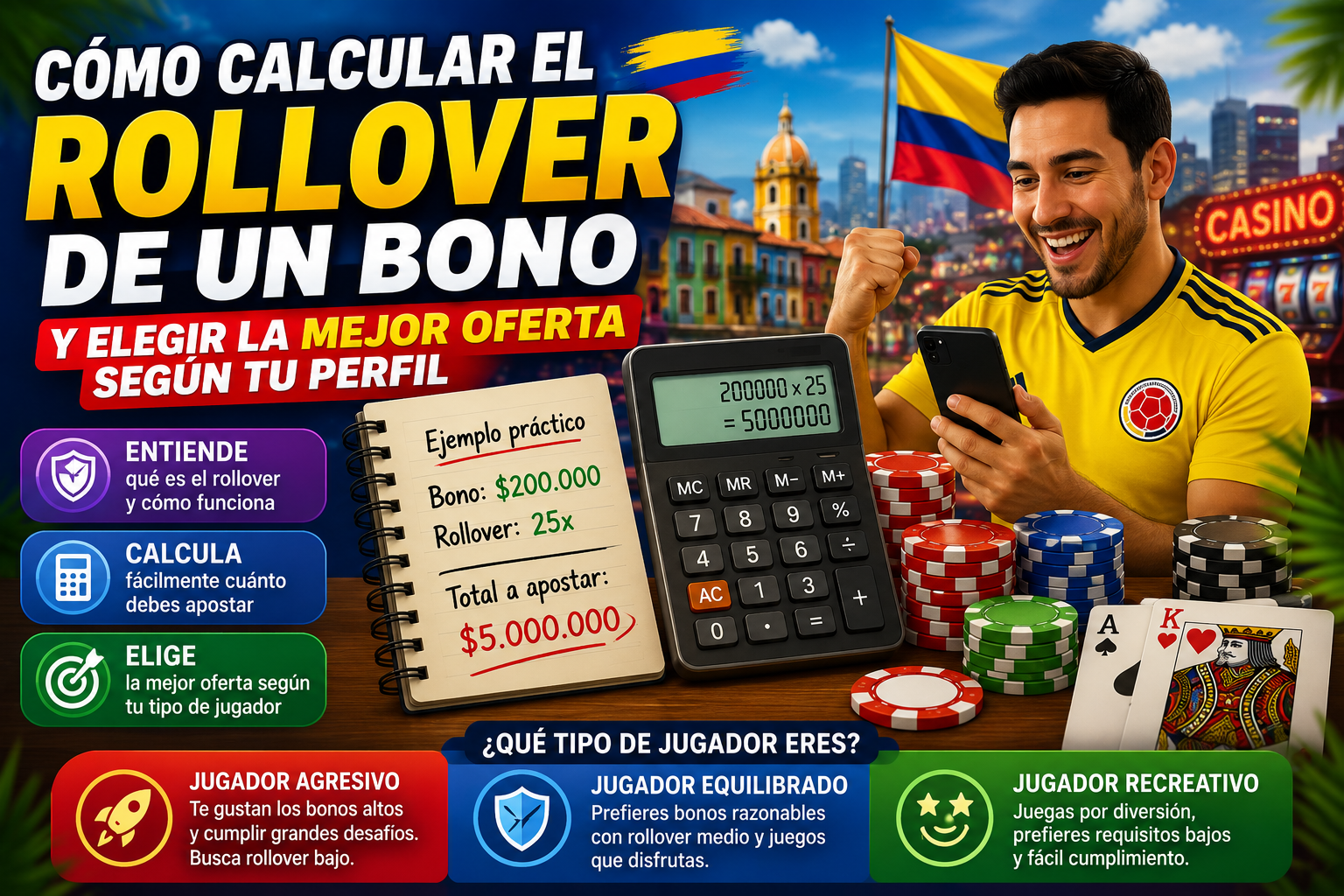 Cómo calcular el rollover de un bono