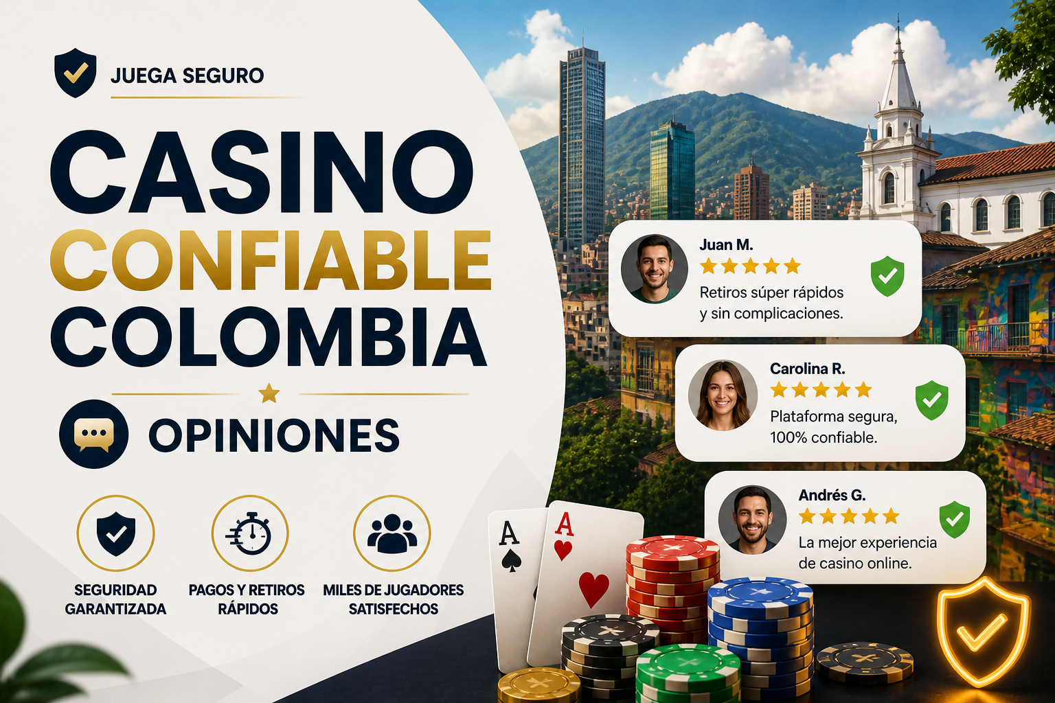 Casino confiable Colombia opiniones