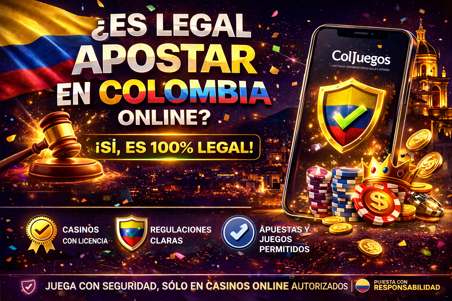 ¿Es legal apostar en Colombia online?