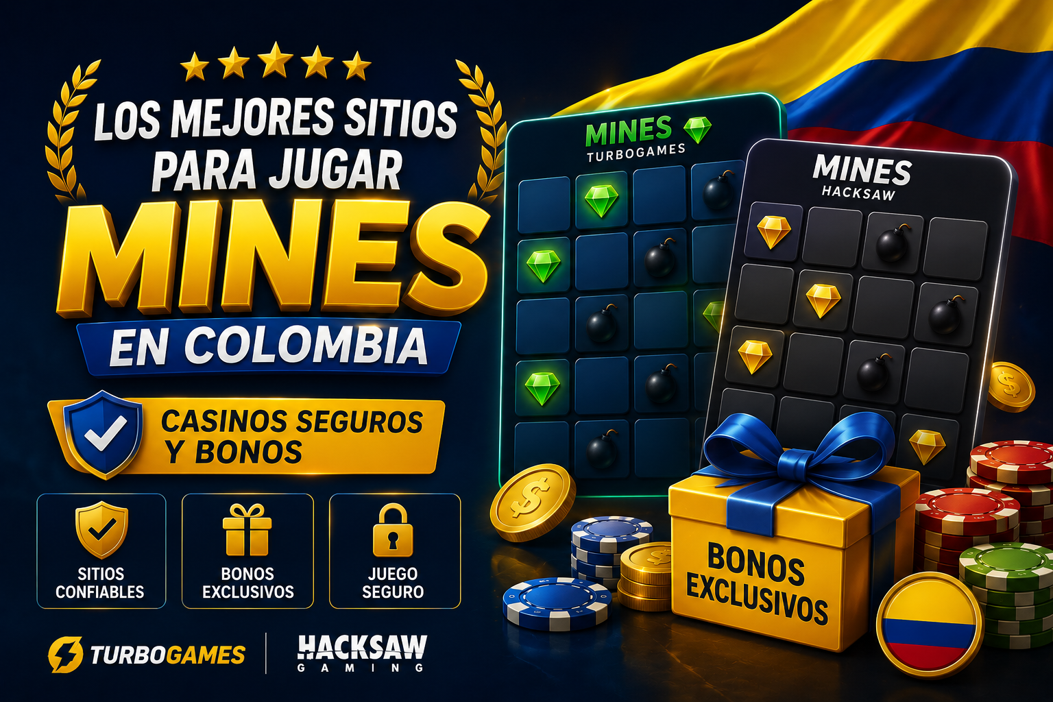 Los mejores casinos para jugar Mines en Colombia