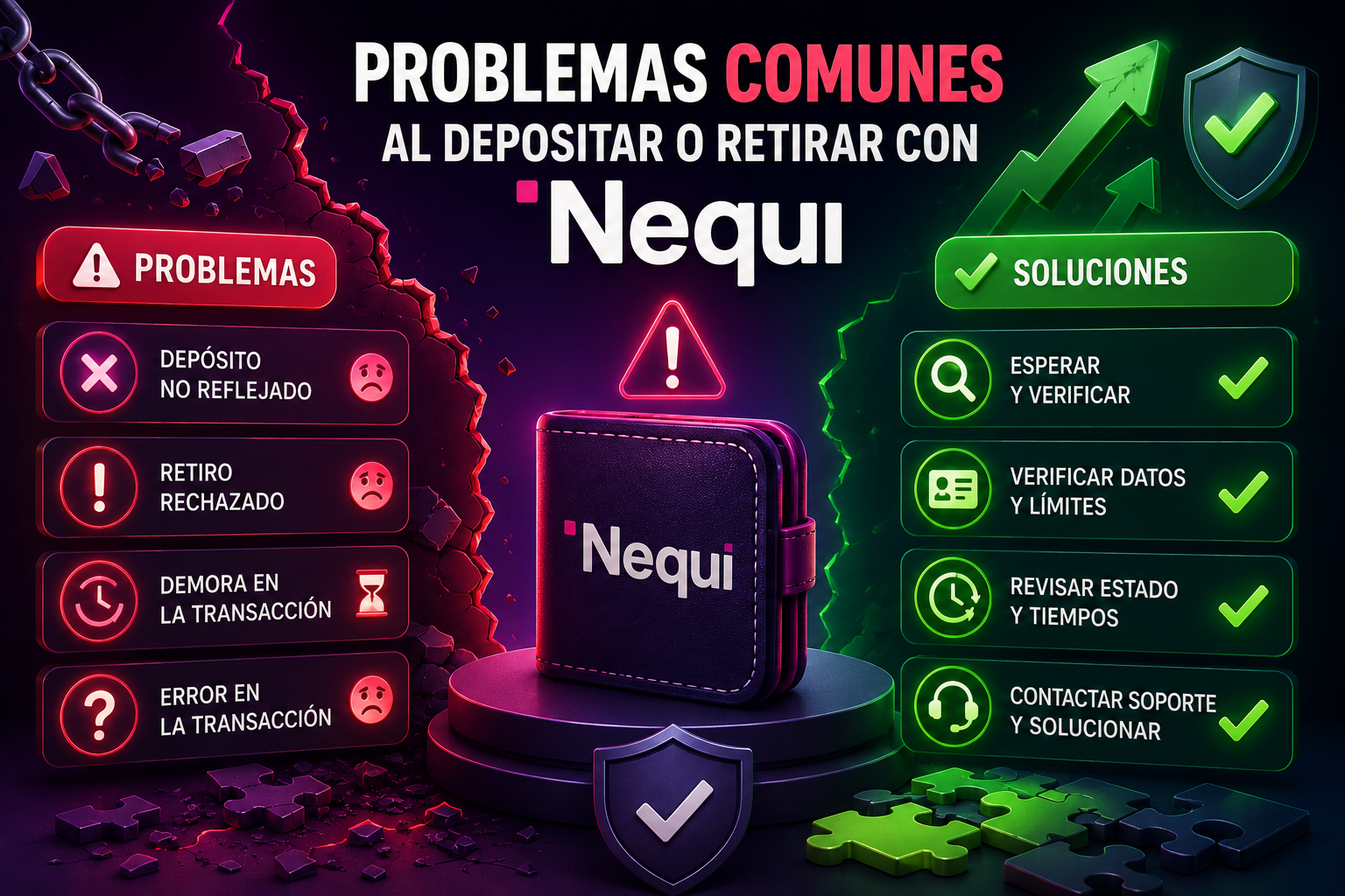 Soluciones a problemas comunes con Nequi en casinos online de Colombia