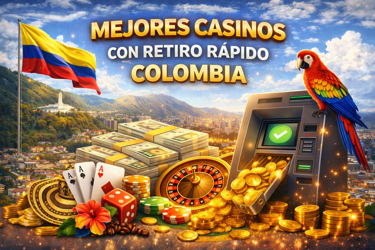 Mejores casinos con retiro rápido en Colombia